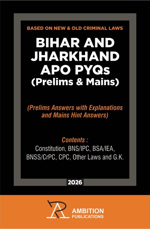 Bihar and Jharkhand APO PYQs
