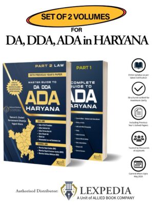 Master Guide to Haryana DA, DDA, ADA, Set of 2 Volumes, with Previous Year Papers