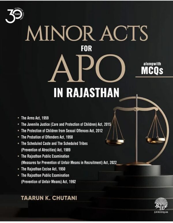Minor Acts for APO in Rajasthan (with MCQs)